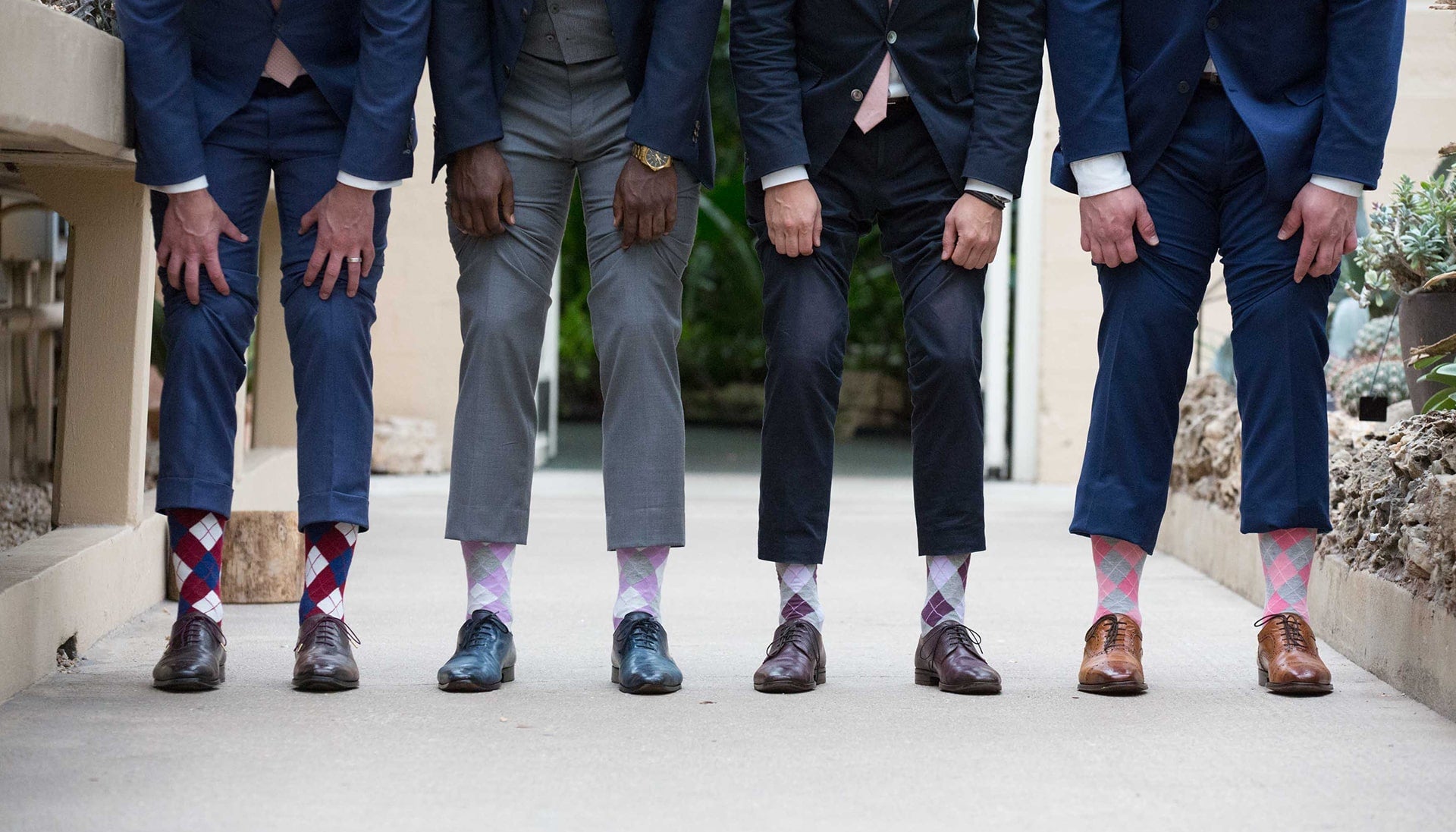 7 Popular 2020 Wedding Colors, And How To Match Them With Socks