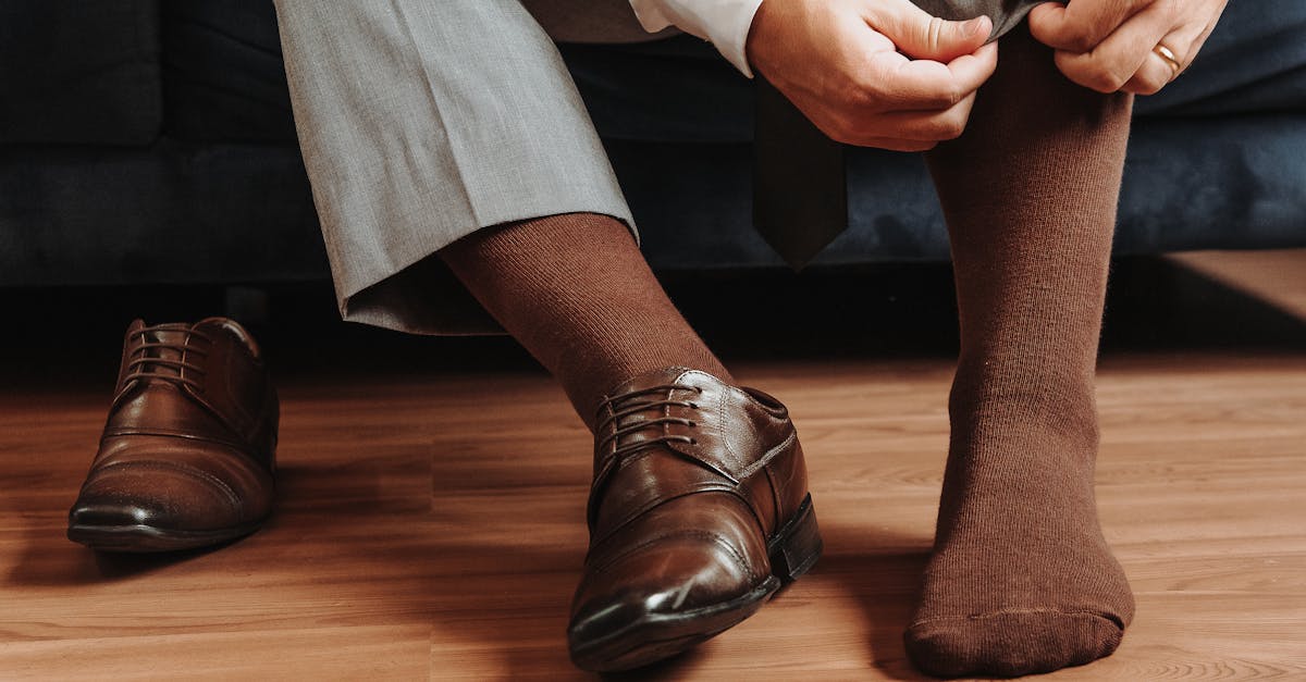 black socks with brown dress shoes Men's 101: The Simple Rules for Looking Sharp in Any Suit – No Cold Feet Pima cotton dress socks