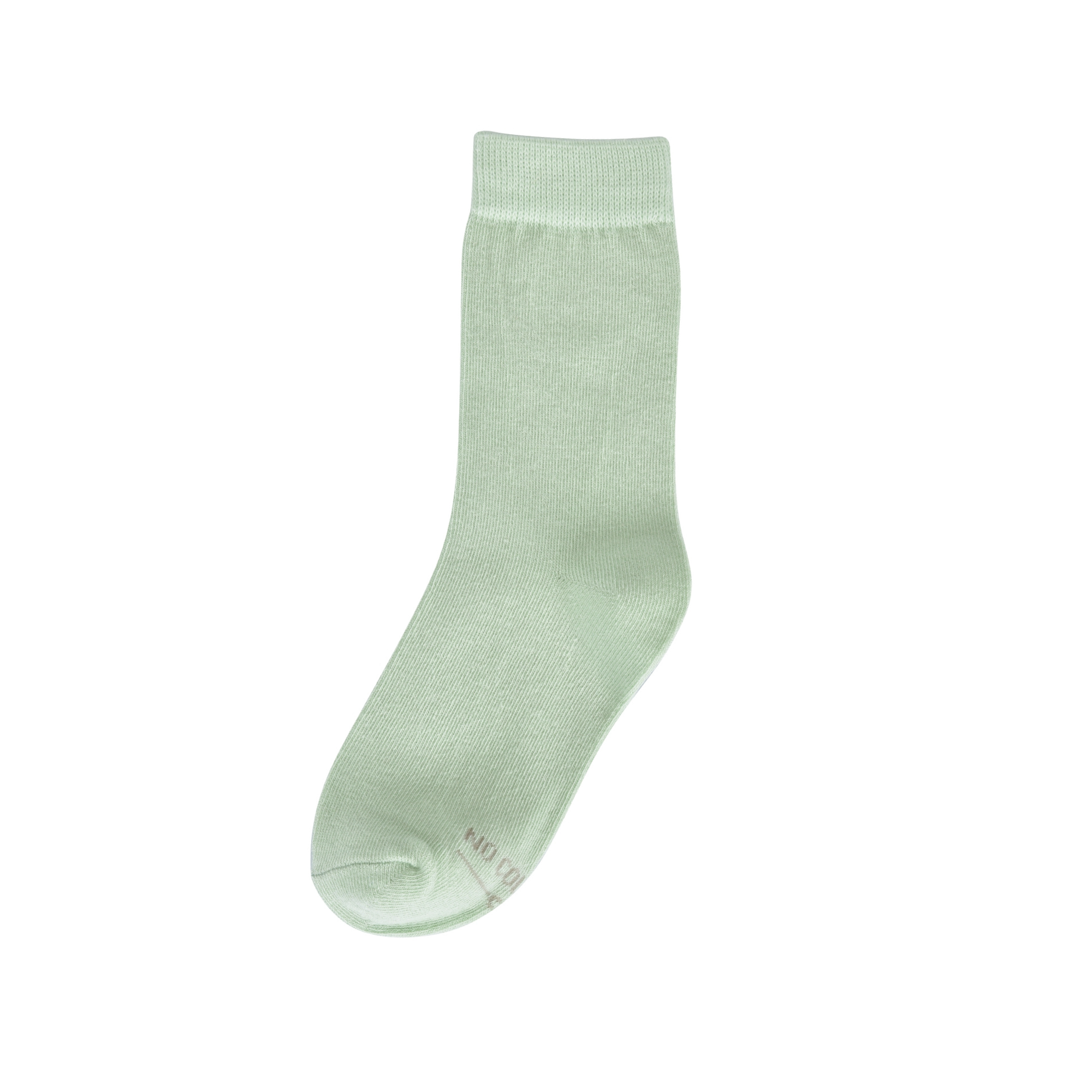 Solid Dusty Sage Green Kids Socks