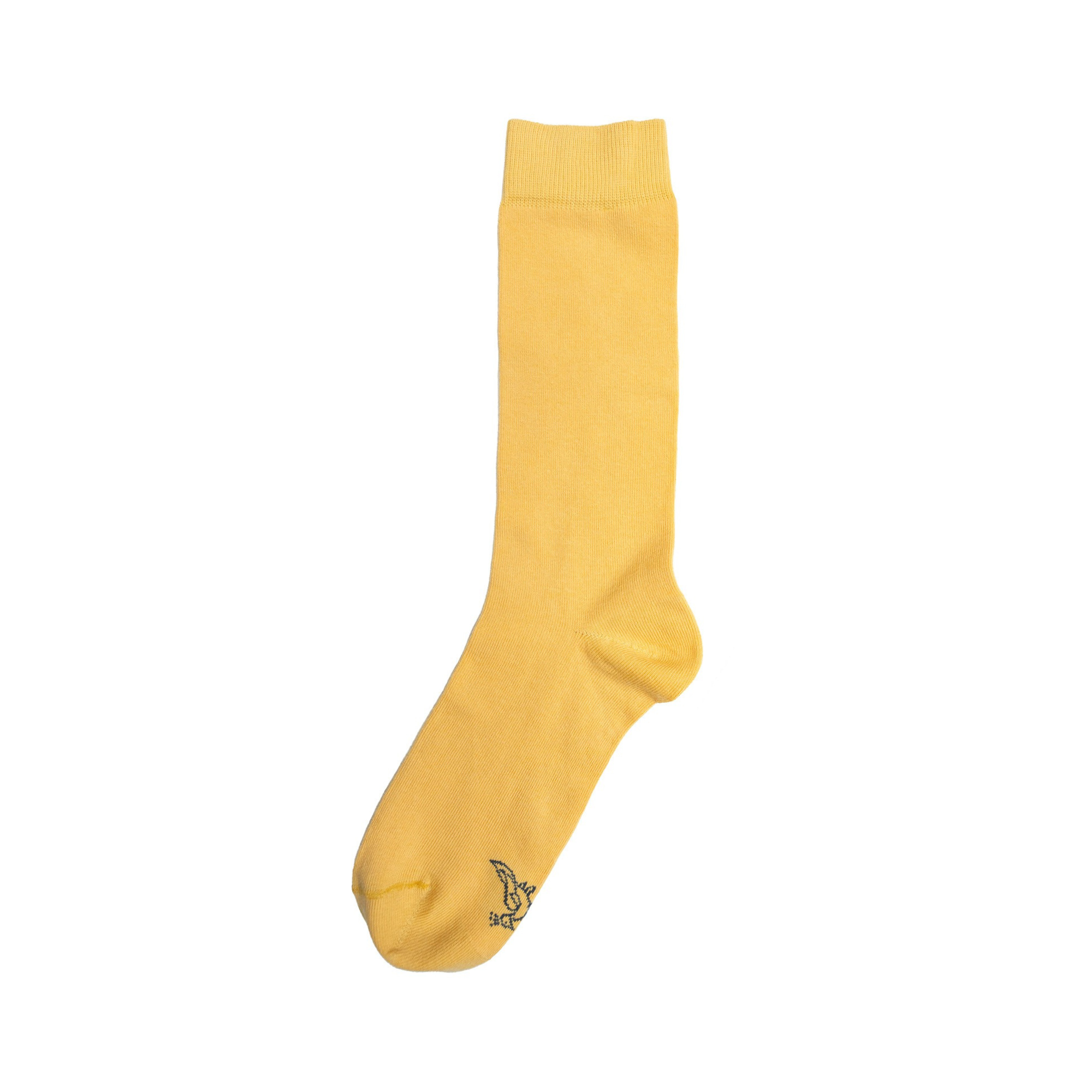 Men's Combed Cotton Socks | Solid Sunshine Yellow Socks