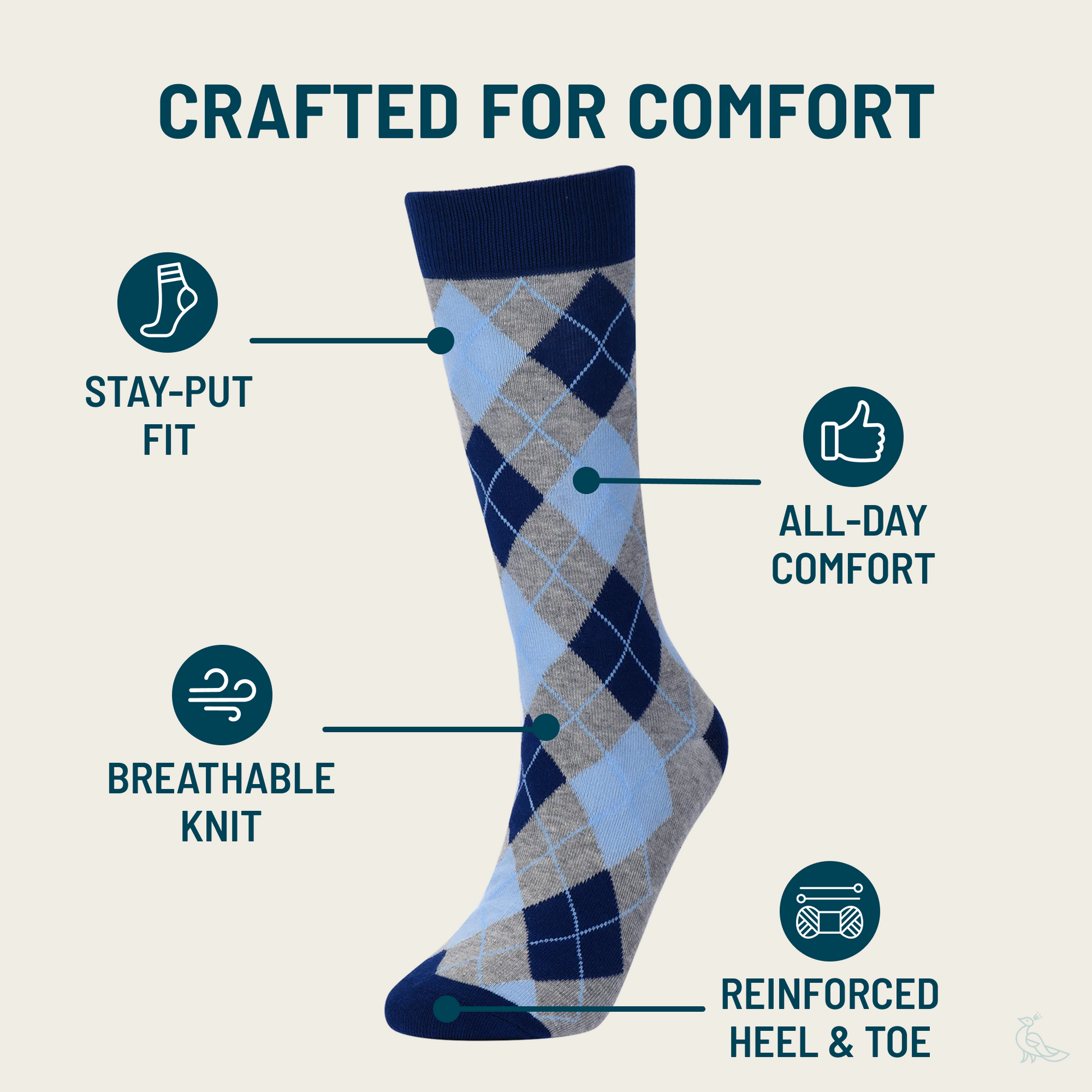 12-Pack Men's Dress Socks - Assorted Polka Dot, Striped & Argyle - Cotton, Size 10-13 Pair Of Thieves Dress Socks Socks For Men 12-Pack Men's Dress Socks - Assorted Polka Dot, Striped & Argyle - Cotton, Size 10-13 Pair Of Thieves Dress Socks Socks For Men