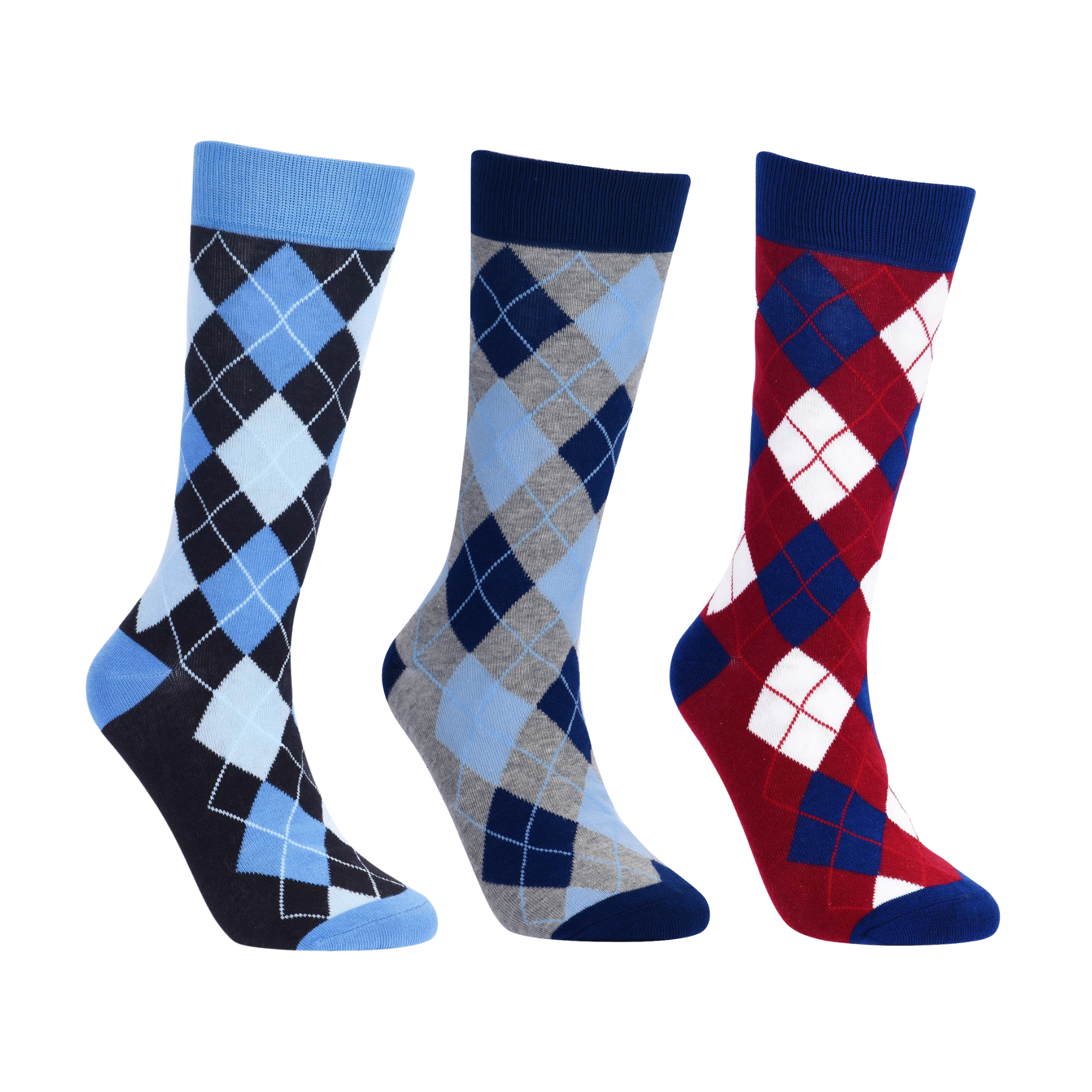 Executive Argyle Sock Trio