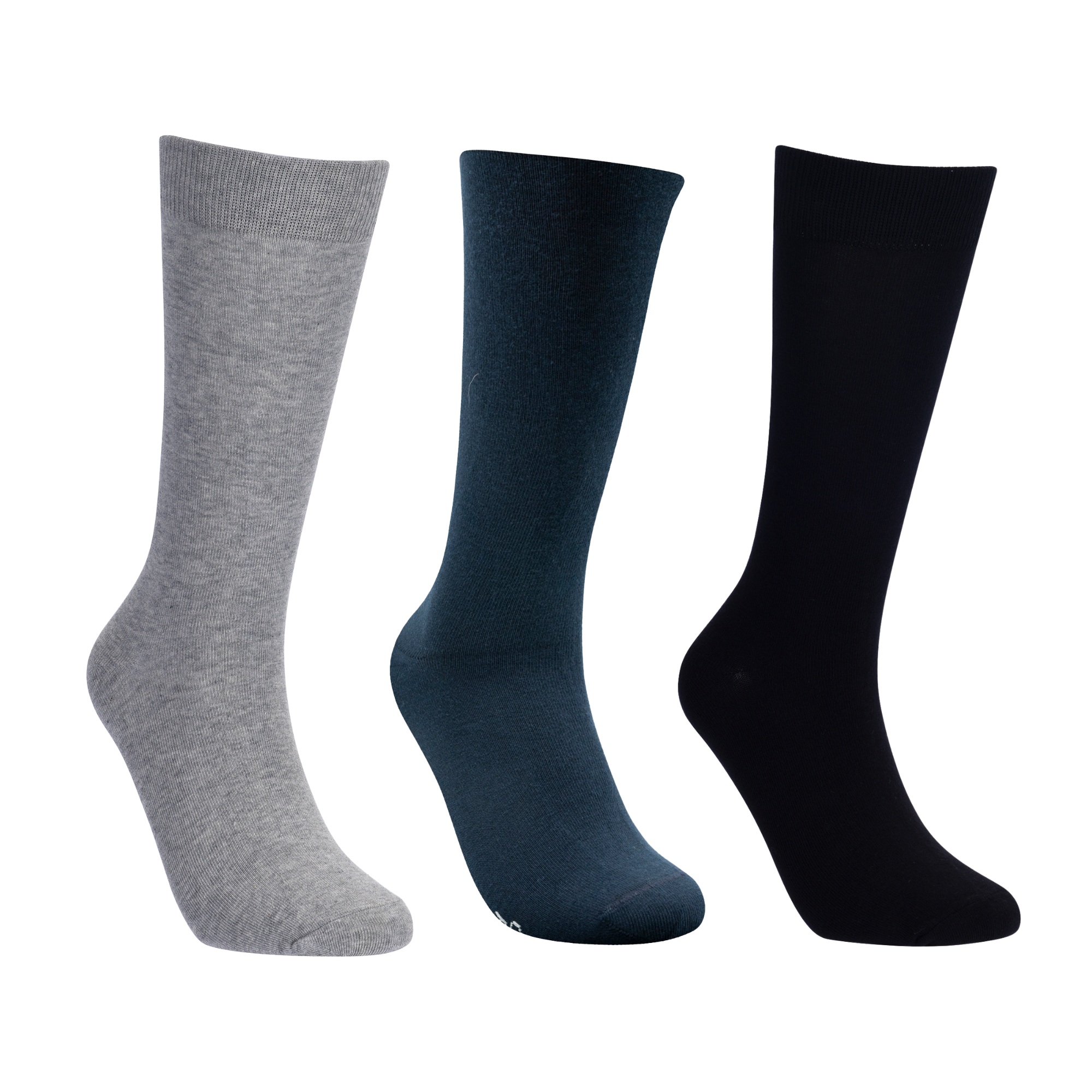 Classic Essentials Trio Combed Cotton Sock Bundle | No Cold Feet Co.