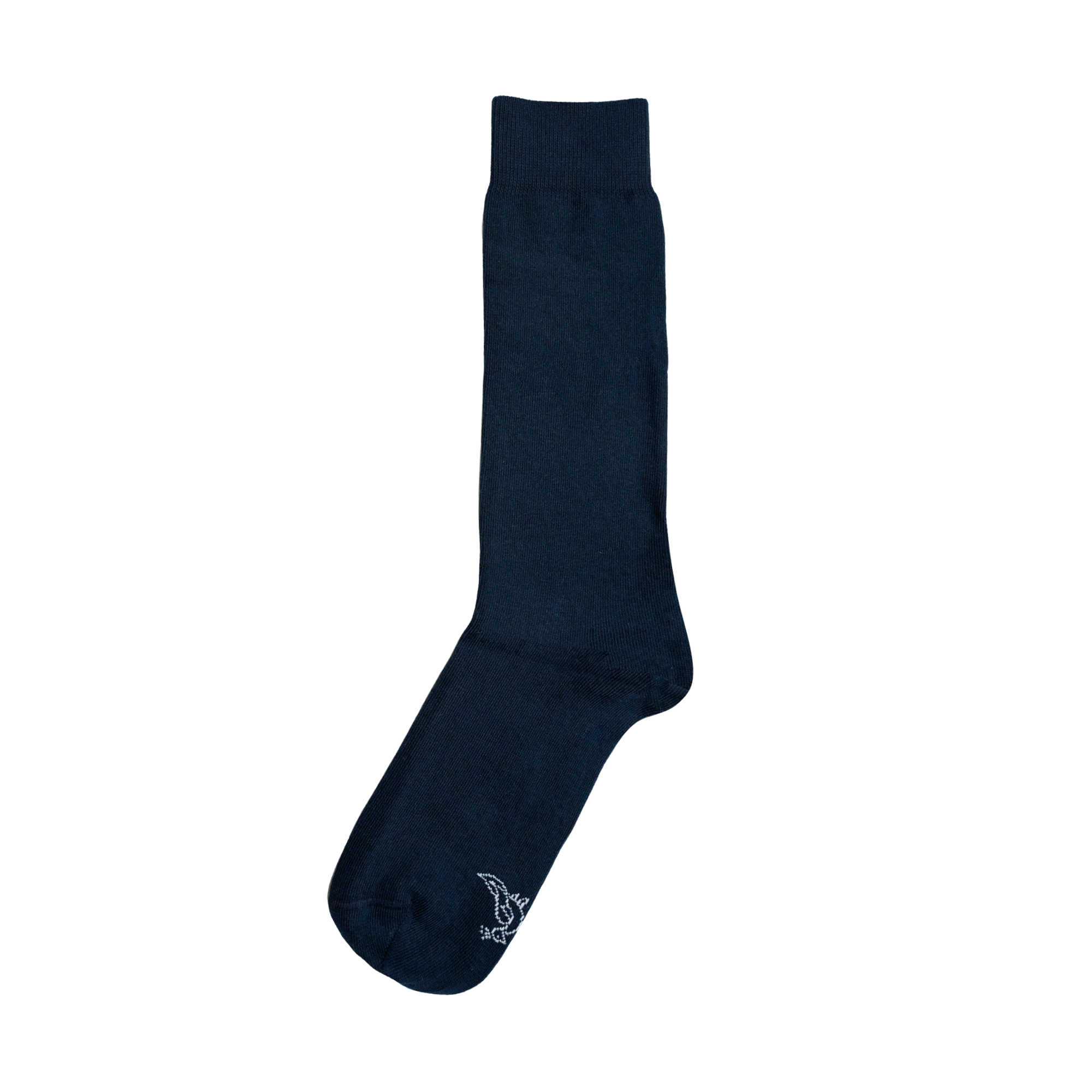 Solid Dark Navy Socks
