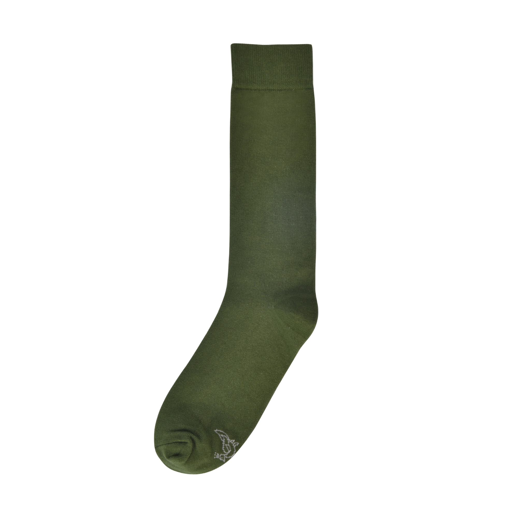 Solid Olive Green Socks