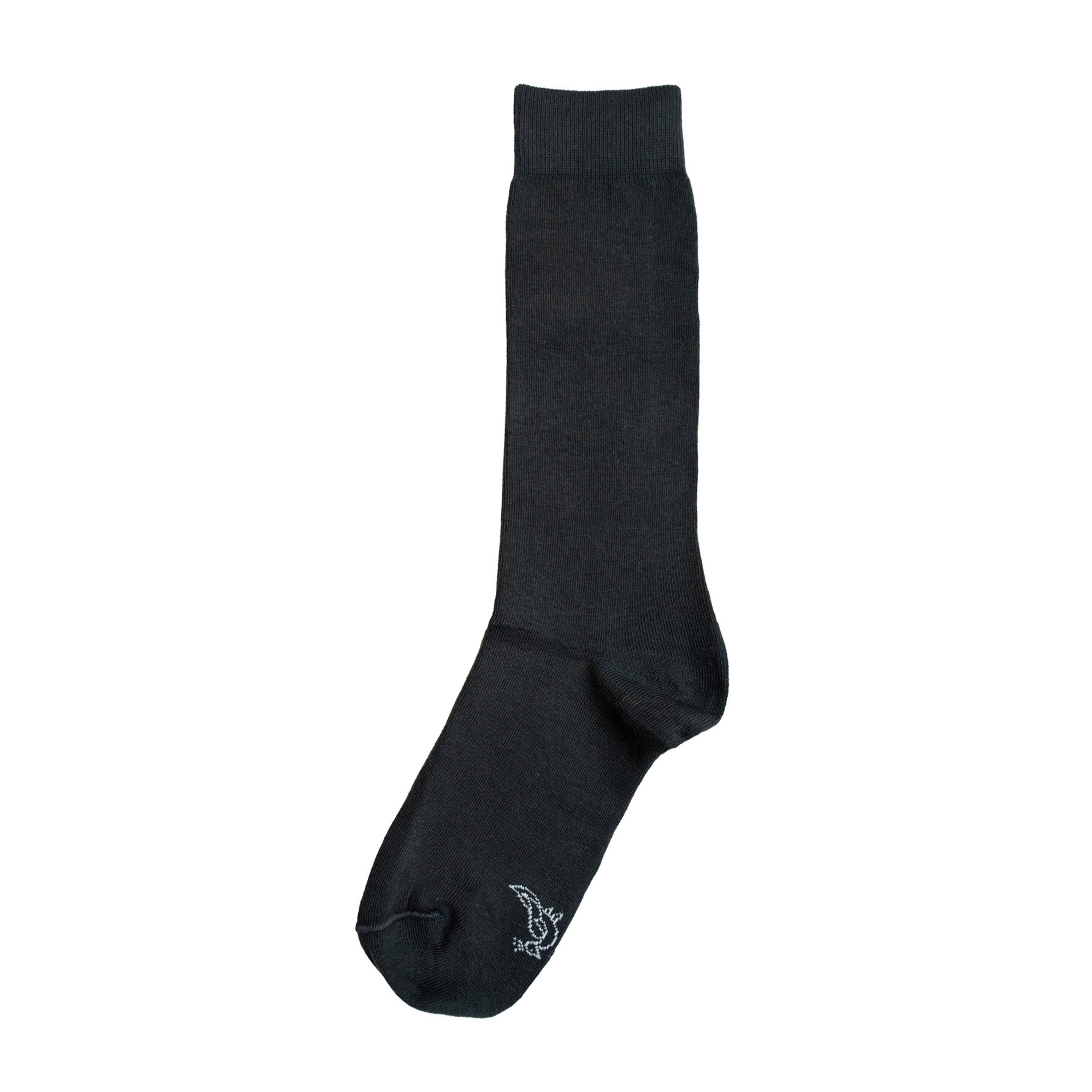 Solid Charcoal Grey Socks