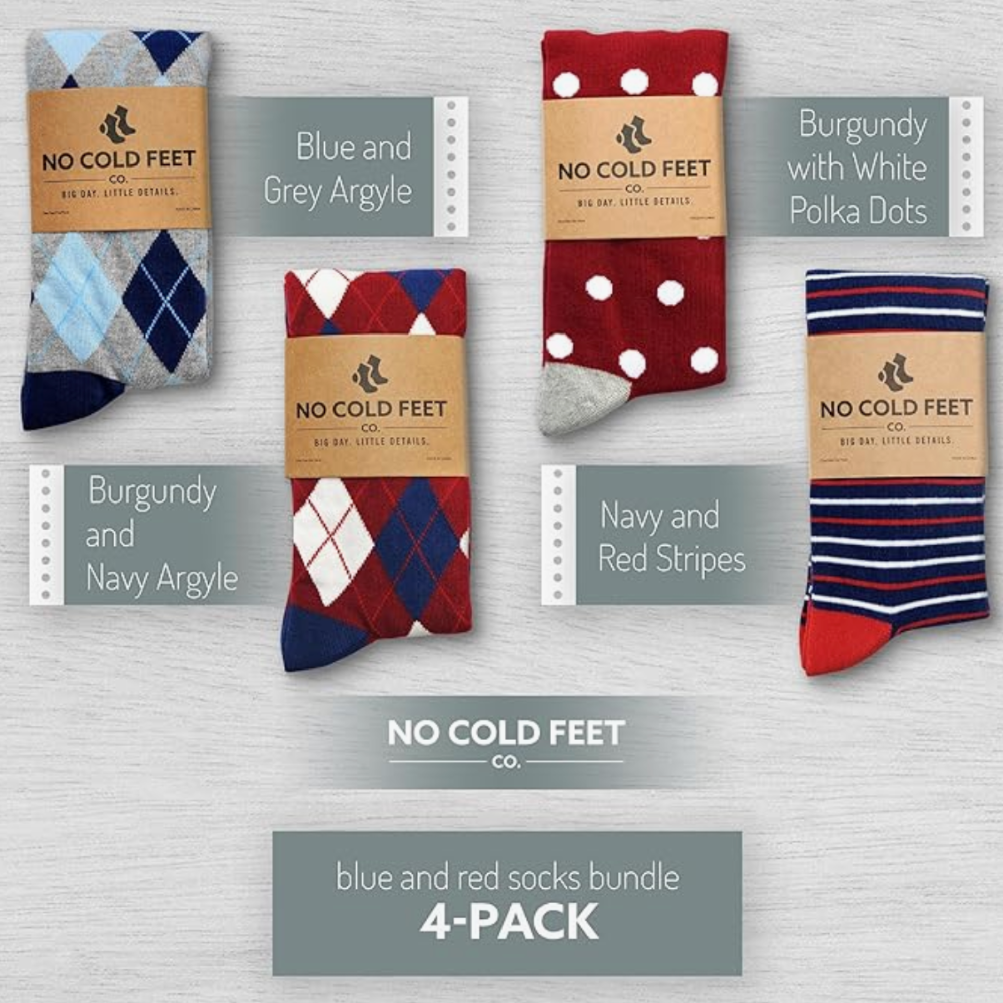 Blue and Red Sock Bundle