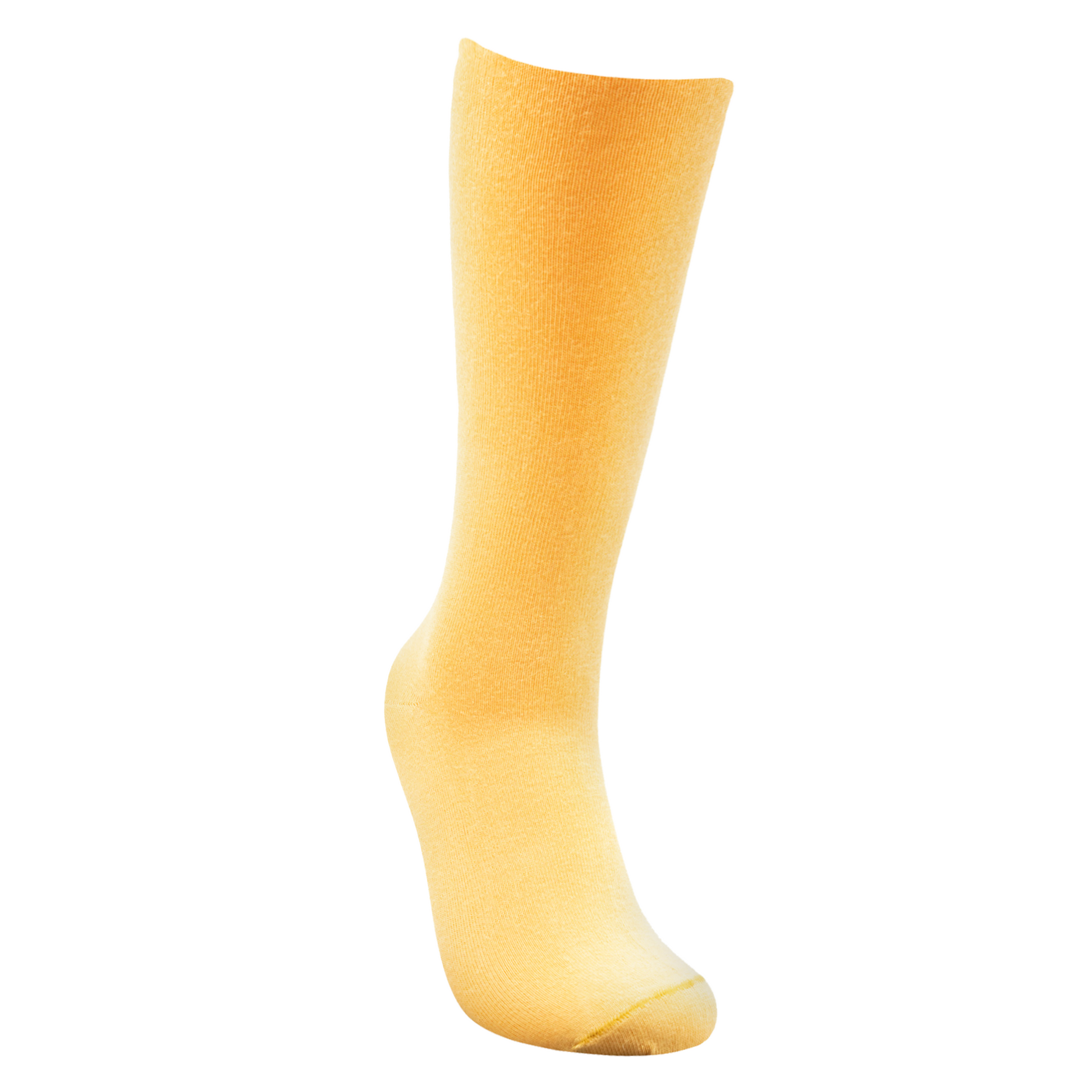 Men's Combed Cotton Socks | Solid Sunshine Yellow Socks