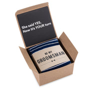 She Said Yes Box with Sock and Label