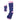Navy Blue with Pink Polka Dot Toddler Socks