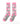 Pink and Grey Argyle Socks