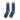 Navy and White Striped Socks