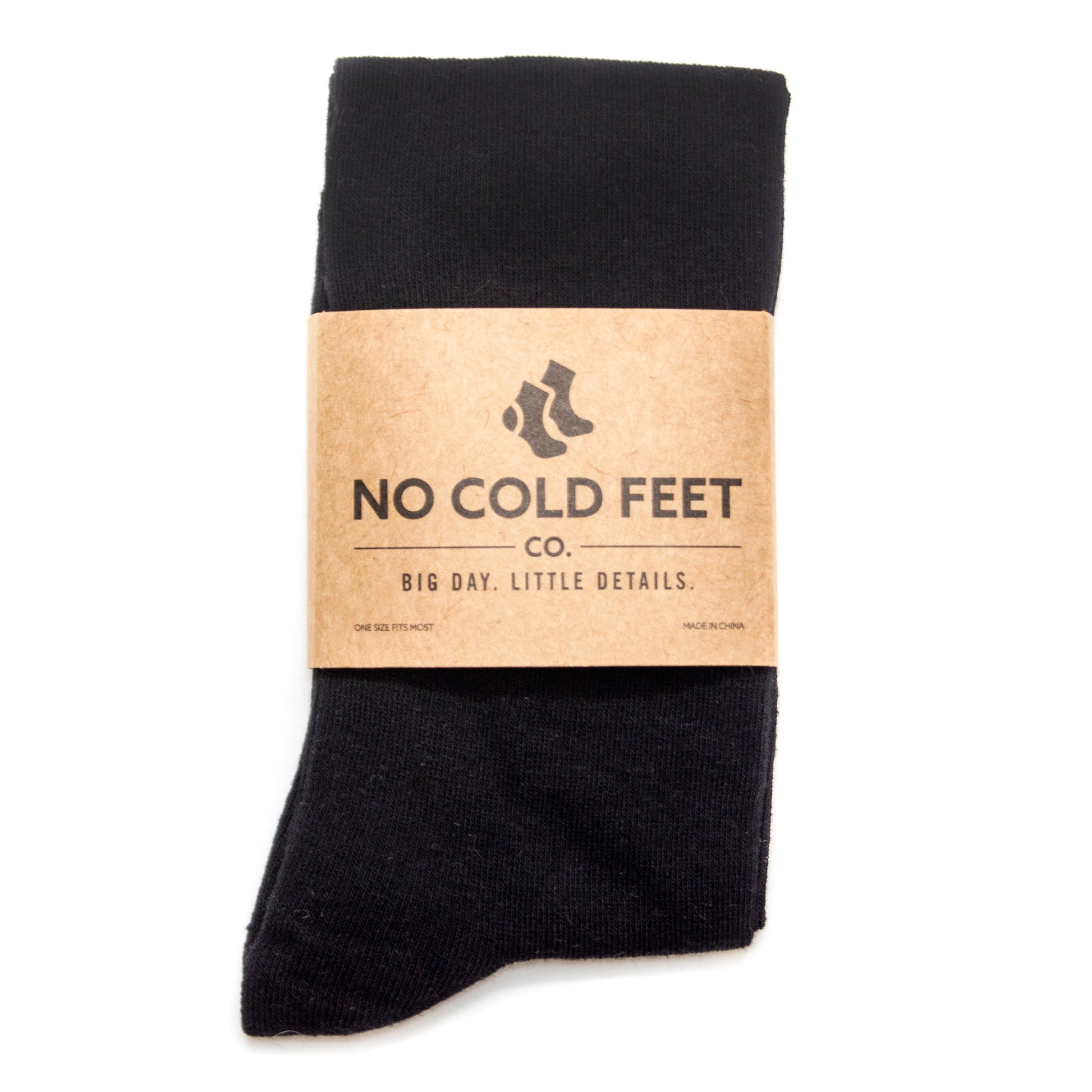 Classic Black Socks | NoColdFeet
