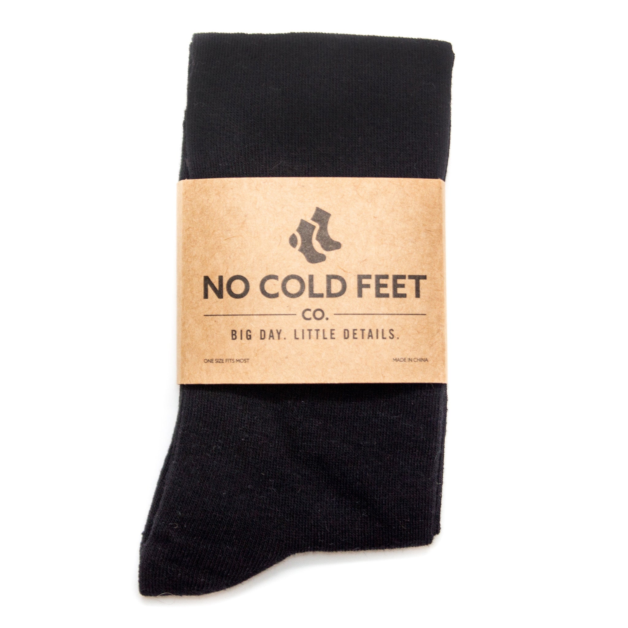 Classic Black Socks | NoColdFeet