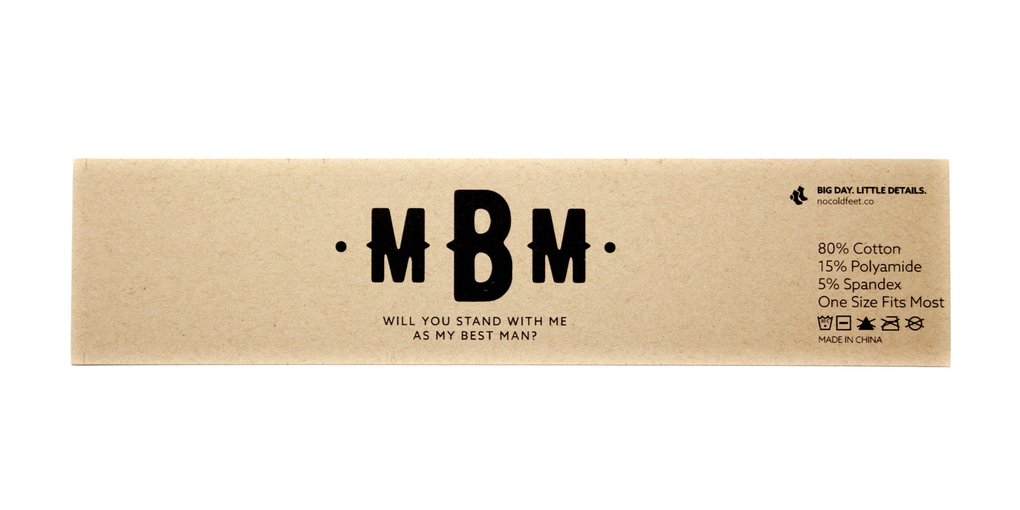 "Will You Stand with Me" Label with Initials | NoColdFeet