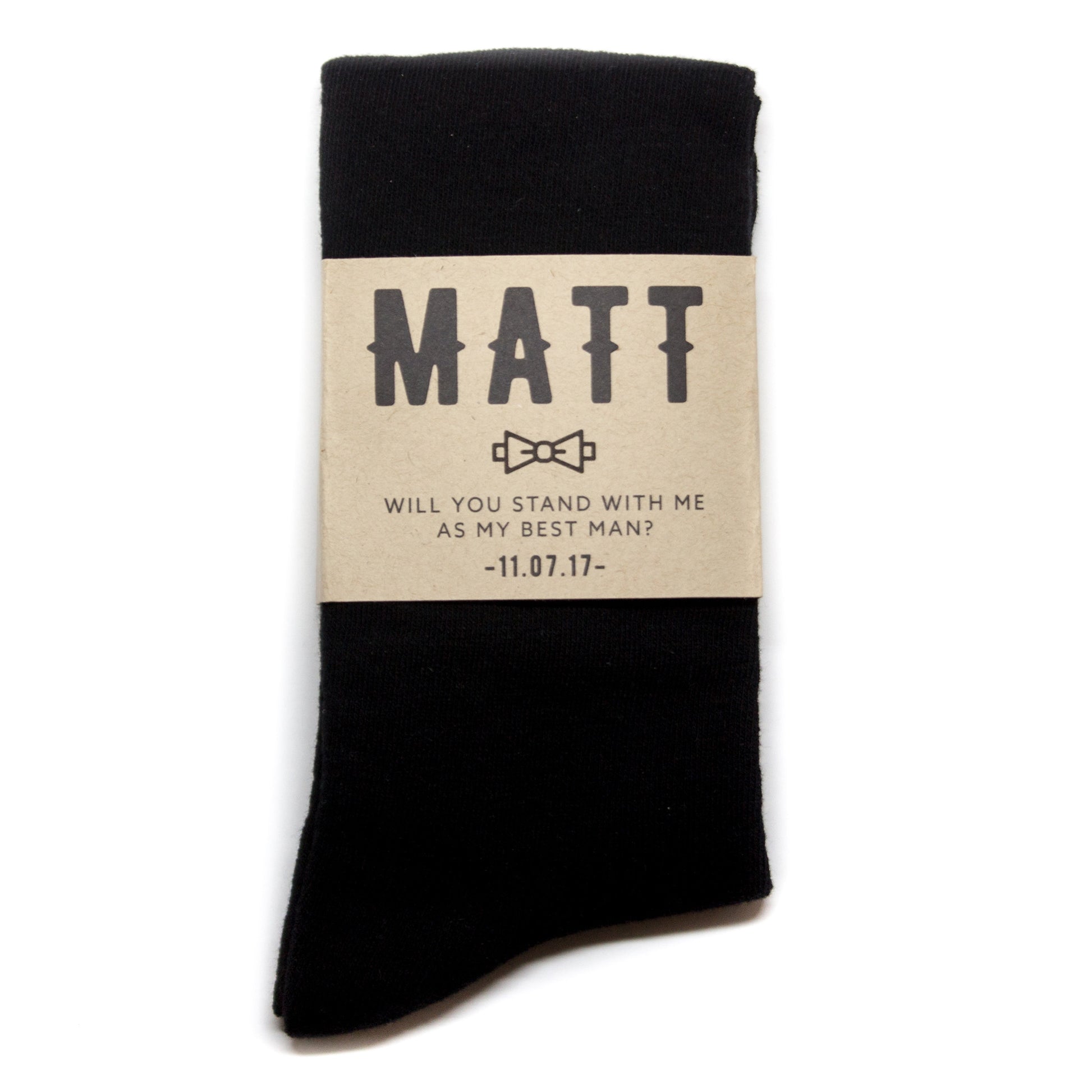 "Will You Stand with Me" Label with Name | NoColdFeet
