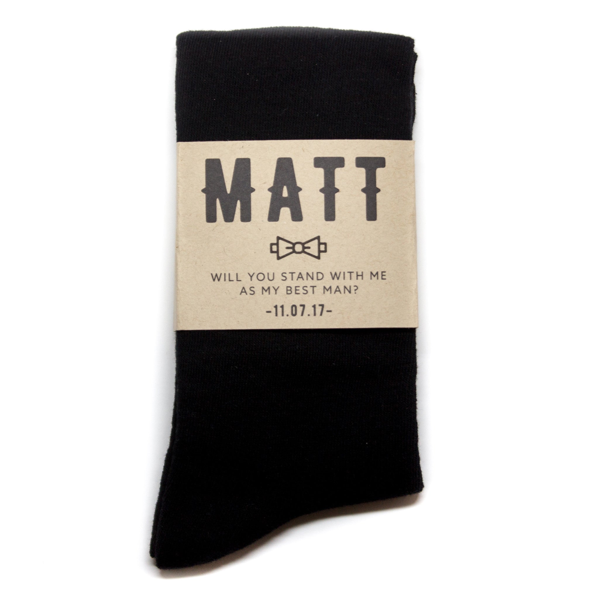 "Will You Stand with Me" Label with Name | NoColdFeet